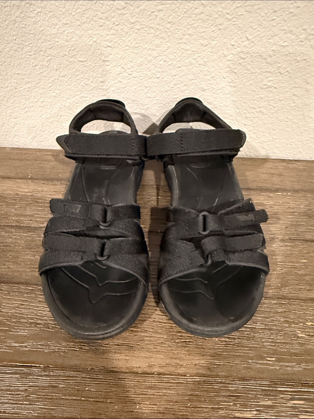 Teva Black Strappy Womens Sandals